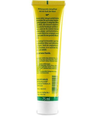 CMD Tea Tree Oil Tooth Gel 3x75ml - Fluoride-Free Vegan Homeopathy-Compatible Organic Toothpaste for Sensitive Teeth with Green Tea - Buy Online on GoSupps.com