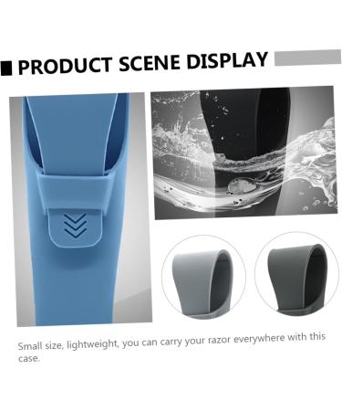 Buy Minkissy 8-Piece Razor Fall Saver Set | Travel Razor Covers & Leather Case | Safe & Convenient Travel Supplies - Buy Online on GoSupps.com