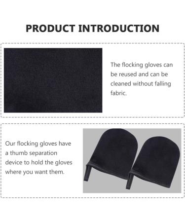 Beavorty 2pcs Mini Self Tanning Mitt Applicator Flocking Beach Gloves for Smooth Application of Self Lotions and Oils for Delicate Areas Like Face and Elbows - Buy Online on GoSupps.com