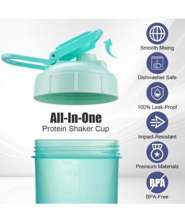 2 Pi ces Prot ine Shaker Wave Shaker de Qualit Sup rieure pour Shakes Compl mentaires Bouteille Shaker de Prot ines M lange Homog ne et Facile Nettoyer Durable et S r Noir + Vert 500ml 2pcs-b-noir + Vert - Buy Online on GoSupps.com