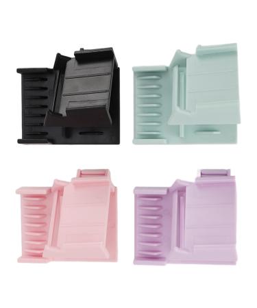 Hair Clipper Guards 4 Colors Professional Clipper Guards Set Removing Split Ends Hair Guards with Positioning Comb Easy to Use Hair Clipper Guards Accessories for Home Use