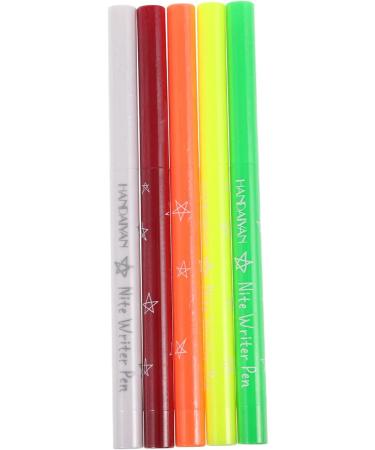 Baluue 25 Pcs Makeup Supply Eye Cosmetic Pen Fluorescence Eyeliner Pen Plastic 12.00X0.80X0.80CMx5pcs Assorted Colorx5pcs - Buy Online on GoSupps.com