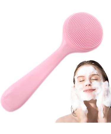 Silicone Face Scrubbers Brush | Facial Cleansing Brush Exfoliator | Silicone Face Exfoliation Tool Silicone Face Skin Scrubbers Scrub Pad Silicone Manual Facial Cleansing Brush for Face Skincare Pink - Buy Online on GoSupps.com