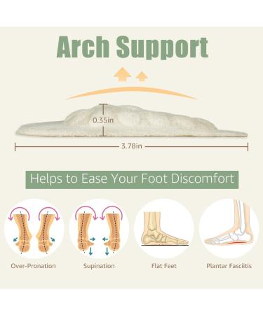 Skyfoot Arch Support Shoe Inserts for Flat Feet & High Arches | Gel Pads for Plantar Fasciitis & Pain Relief - Shop Now - Buy Online on GoSupps.com