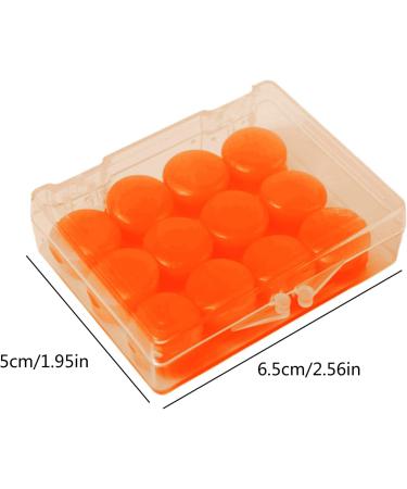 WDNIGLP 12Pcs Earplugs for Sleeping Noise Cancelling Reusable Silicone Ear Plugs Surfings Earplugs Suitable for Swimming Travel - Buy Online on GoSupps.com