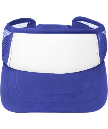 Customized Visor Hat | Personalized Men Women Adjustable Baseball Cap | Blue Summer Sun Hat - Buy Online on GoSupps.com