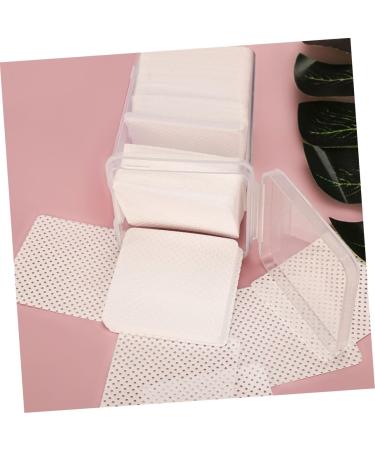 Ipetboom 2 Boxes Cleaning Pads Nail Molding Gel Nail Polish Remover Wipes Lash Remover Eyelashes Remover for Extensions Cleaning Cotton Pads Glue Manicure Fragments Non-Woven Fabric White - Buy Online on GoSupps.com