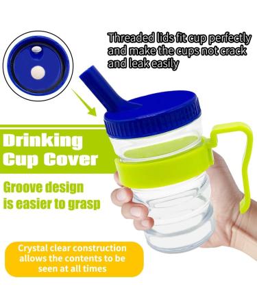Kirimon Flow Control Spill Proof Cup with Two Style Lids - Spill-Resistant  Leak-Proof Break-Proof Feeding Cup for Elderly Disabled and Adults - Buy Online on GoSupps.com
