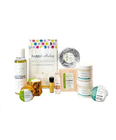 Birthday Gift Bath & Body Basket Women Men Home Spa Self Care Set Mom Sister Friends Coworker Wife Girlfriend Daughter Teacher Unique Gifts Bath Bombs Body Oil Lip Balm Scrub Vanilla