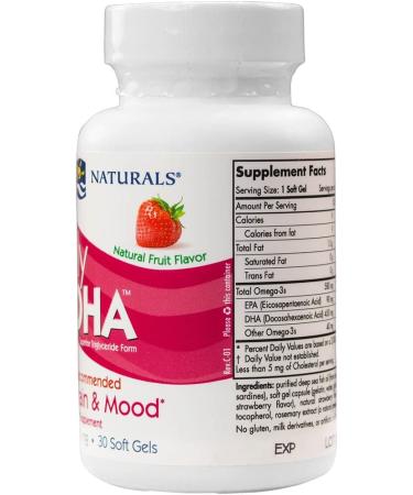 Nordic Naturals Daily DHA 1000mg - Natural Fruit Flavor - 30 Soft Gels - Buy Online on GoSupps.com
