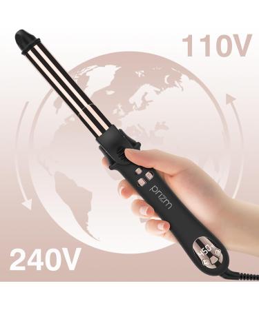 Buy Prizm Professional 25MM Rotating Curling Iron - Nano Titanium Automatic Hair Curler with 11 Temps Dual Voltage | Best Anti-Frizz Wand for Perfect Curls - Buy Online on GoSupps.com