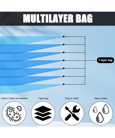 9-Piece Refill Film Diaper Bag Set - Odor-Tight 4.5m Refills for Diaper Disposal | Compatible Diaper Sacks - Buy Online on GoSupps.com