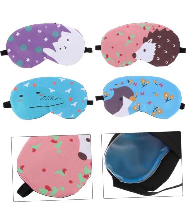 Healeved 4pcs Ice Pack Eye Mask Set - Cooling, Sleeping, and Shading Eye Masks - Buy Online on GoSupps.com