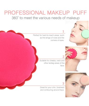 Buy Beaupretty 4pcs Sun Flower Puff Body Sponge & Cosmetic Applicator - Wet & Dry Makeup Puff & Elastic Hair Ties - International Shipping Available - Buy Online on GoSupps.com