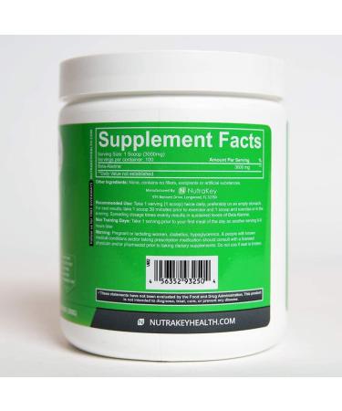 Nutrakey Beta-Alanine Capsules 120ct | Enhance Performance & Endurance - Buy Online on GoSupps.com