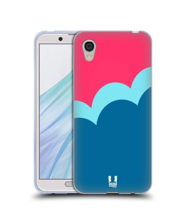 Head Case Designs Cloud Nail Art Soft Gel Case Compatible With Sharp Aquos Sense2 SHV43 Sharp Aquos Sense2 SHV43 Cloud