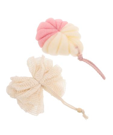 2pcs Bath Bath Sponge Sponges Bathing Loofah Shower Sponge Bathroom Shower Loofah Shower Back Loofah Shower Shower Loofah for Women Scrubber Plastic