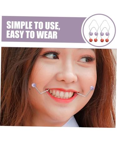 Didiseaon 2 Pairs Dimple Trainer Facial Exerciser Face Exerciser Small Dimple Marker Portable Dimple Marker The Face Copper Maker 4.30X2.50X0.80CM Assorted Color 1 - Buy Online on GoSupps.com