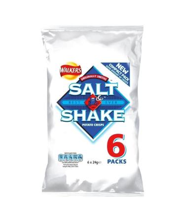 Walkers Walkers Crisps Pack of 2 Salt Shakers 6 x 24g