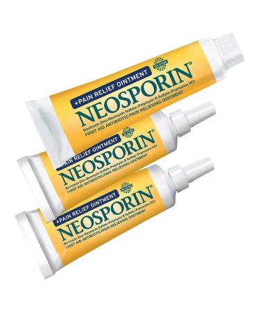 Neosporin Pain Relief Ointment First Aid Antibiotic Treatment 3 Pack Value Pack