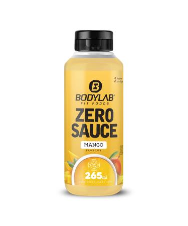 BODYLAB24 Zero Sauce Mango 265ml low in calories only 3-9 kcal each 15g portion fat and sugar-reduced perfect for refining dishes as a sauce or dressing ideal for every diet mango 265 ml (1 Pack)