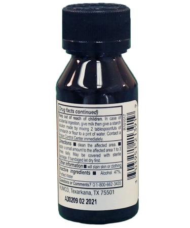 Humco 121391001 Iodine Tincture Mild 2% USP 1 oz - Top Quality Antiseptic Solution - Buy Online on GoSupps.com