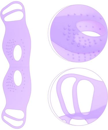 TOVINANNA Silicone Eye Mask Ear-Hanging Eye Mask Double Sided Reusable Eye Patch Cooling Eye Cover for Women Sleeping Eye Care Violet - Buy Online on GoSupps.com