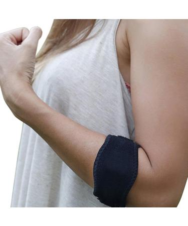Estink Golfers Elbow Straps - Adjustable Compression Support Wrap for Pain Relief | Shock Absorber | Ideal for Tennis & Daily Use - Black - Buy Online on GoSupps.com