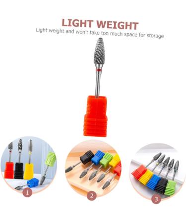 PLAFOPE Nail Polisher Drill Bits for Nail Professional Drill Bits Nail Grinding Drill Bit Nail Art Supplies Nail Drill Bit Metal Nail Bits Nail Grinding Heads Nail Drill Tips Polishing Bit 7x1.3cm As Shown 1 - Buy Online on GoSupps.com
