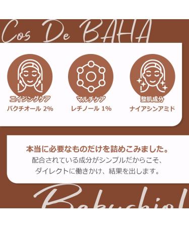 Retinol 1% & Bakuchiol 2% Serum - Anti-Aging Hyperpigmentation & Acne Treatment - 1 Fl Oz (30ml - Buy Online on GoSupps.com