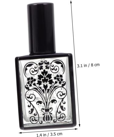 FRCOLOR Liquid Travel Containers perfume travel container mini scent pump oil spray Empty Spray spray spray mist spray Glass face square Terrarium Tank 8X3.5X2CM Black - Buy Online on GoSupps.com