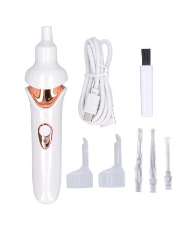 USB Rechargeable LED Light Ear Wax Remover | Electric Ear Cleaner Vacuum | Safe & Gentle Home Ear Cleaning Tool (White) - Buy Online on GoSupps.com