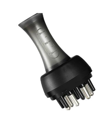 Applicateur d'huile capillaire applicateur d'huile pour cuir chevelu - Peigne distributeur d'huile capillaire - Applicateur de liquide multifonctionnel pour cuir chevelu applicateur d'huile de cuir Noir