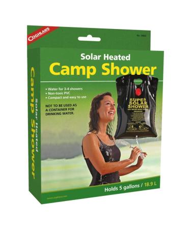 Coghlan's Solar Heated Camp Shower 5 gallon