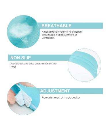 Buy Big Brace Orthotic Bunion Cushion Sleeve & Separator | Sky-Blue Left | Comfort for Men & Women - International Shipping Available - Buy Online on GoSupps.com