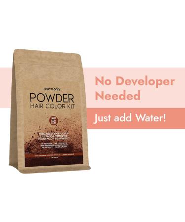 One n Only Powder Hair Color Kit - Chocolate Brown Unisex Hair Color | 0.35 oz - Vibrant Long-lasting Easy Application - Buy Online on GoSupps.com