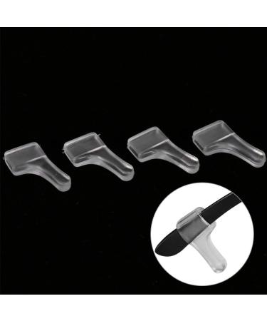 Non-Slip Glasses Ear Handle Hooks - 100 Pairs of Comfortable Plastic Ironing Tip Holders - Transparent Glasses Accessories for Stability - Buy Online on GoSupps.com