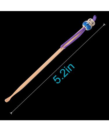 10 Pack Bamboo Ear Spoons - Portable Earwax Cleaning Tools for Ear Cleanliness - Buy Online on GoSupps.com