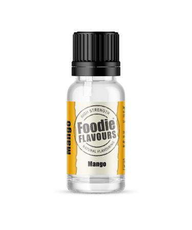 Foodie Flavours Natural Mango Flavouring High Strength - 15ml Mango 15 ml (Pack of 1)