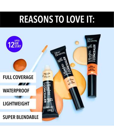 Buy Blue Heaven Flawless Liquid Concealer in Chocolate - 0.57oz | International Shipping Available - Buy Online on GoSupps.com