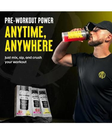 Animal Pump NS Stim-Free Pre Workout Powder - Caffeine-Free Preworkout for Energy Focus and Muscle Builder Beta Alanine Citrulline Nitrosigine Dragon Berry (3) and Lemon Surge (2) 5 Stick Packs - Buy Online on GoSupps.com