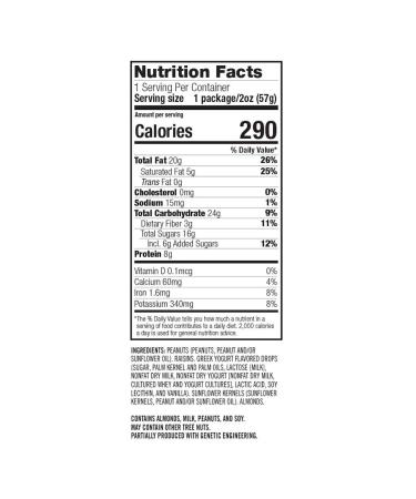 Kar's Nut 'N Yogurt Trail Mix Snacks - Bulk Pack of 48, 2 oz Individual Packs - Buy Online on GoSupps.com
