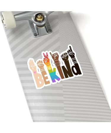 Be Kind Vinyl Sticker | 4 Wide | Auto Car Truck Wall Laptop Decal - Buy Online on GoSupps.com