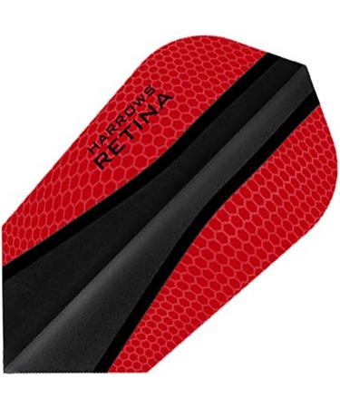 3 Sets Harrows Retina Slim Dart Flights + 1 Set Aluminum Dart Protectors Red - Buy Online on GoSupps.com