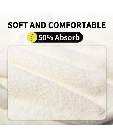Microfiber Hair Drying Towel Turban for Women - Quick Dry Hair Turban with Buttons - Super Absorbent - 1 Pack (White) - Buy Online on GoSupps.com