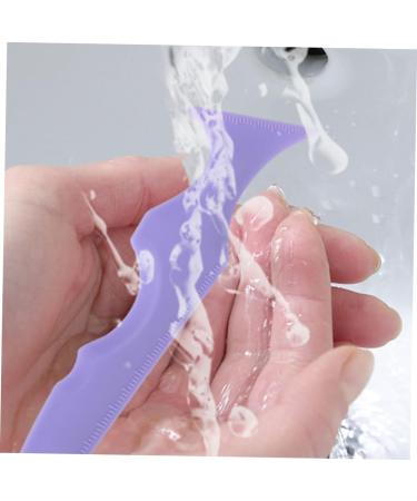 MAGICLULU 12 Pcs Silicone Beauty Ruler Blue Eyeliner Pencil Blue Mascara Silicone Eyeliner Aid The Face - Buy Online on GoSupps.com