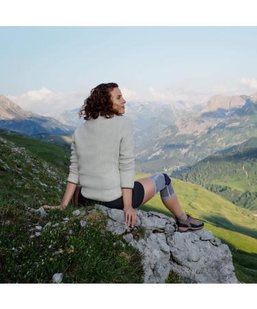 Bauerfeind GenuTrain Unisex Knee Brace - Stabilizing Support for Arthritis & Gonarthrosis - Black Size 1 with Silicone Edge - Buy Online on GoSupps.com