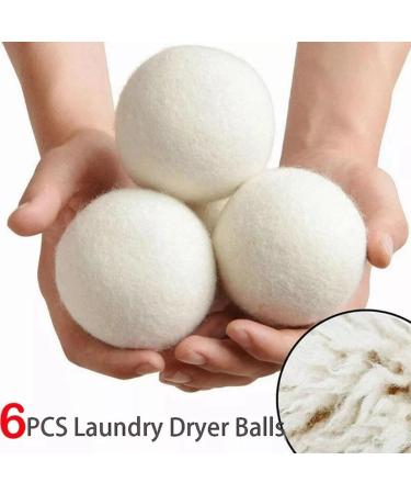Wool Laundry Balls - Reusable Fabric Softener for Quick Drying Baby Clothing - Eco-Friendly & Sustainable Care - Buy Online on GoSupps.com