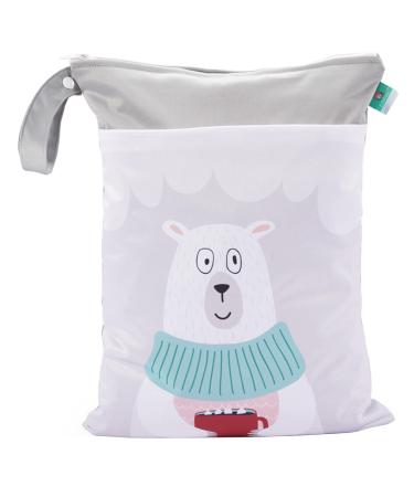 SEAUR DRY WET BAG Big Baby diaper bag for on the way kindergarten Naspasche with zippered washable reusable travel bag cultural bag for swimming gym - 1 piece 30 * 40cm a07 1 piece 30 * 40cm