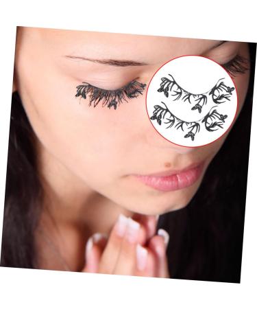 FOMIYES 10 Pairs Paper Cutting Lashes False Eyelashes Kit Artificial Eyelashes False Lashes Makup Party Eyelash Dress Masquerade Lashes Pink Cutting Shears Fake Lashes Natural The Photo - Buy Online on GoSupps.com